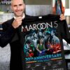 Maroon 5 30th Anniversary 1994-2024 Signatures Thank You For The Memories Shirt