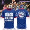 Philadelphia 76ers NBA Built By Black History Elevated By Black Voices Shirt