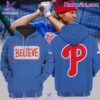Philadelphia Phillies Believe Philly Goat Blue Hoodie