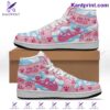 Pink Panther Paws Air Jordan High Top Shoes