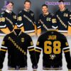 Pittsburgh Penguins Forever Jagr 68 Baseball Jacket