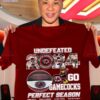 South Carolina Gamecocks Undefeated 2024 Go Gamecocks Perfect Season Signatures Shirt
