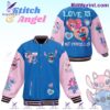 Stitch And Angel Love Is Not Cancelled Baseball Jacket