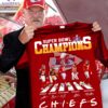 Super Bowl Lviii Champions Kansas City Chiefs Players On Road Signatures Shirt