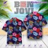 Always Bon Jovi Tropical Floral Hawaiian Shirt