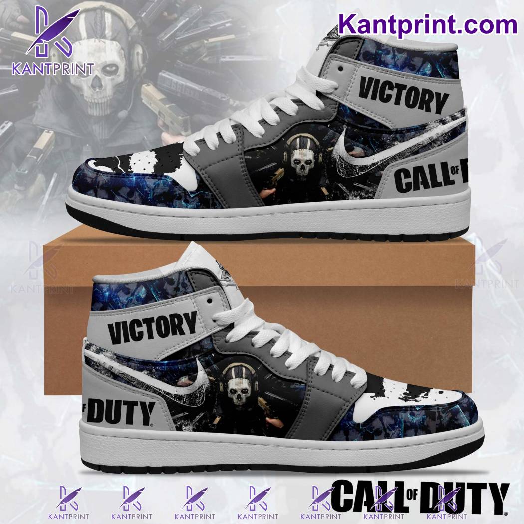 Call Of Duty Victory Air Jordan High Top Shoes