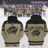 Columbus Blue Jackets Military Hoodie