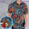 Cowboy Bebop Characters Stained Glass Hawaiian Shirt