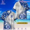 Duke Blue Devils Tropical Flowers Personalized Hawaiian Shirt