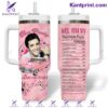Elvis Presley Love Me Tender Mr. Viva Viv Nutrition Facts 40oz Tumbler With Handle