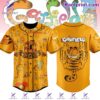 Garfield Cartoon Pattern Baseball Jersey