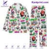 Green Day Welcome To Paradise Button Women's pajamas set