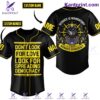 Helldivers Don't Look For Love Look For Spreading Democracy Personalized Baseball Jersey
