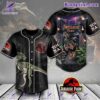 Jurassic Park Raining Personalized Baseball Jersey