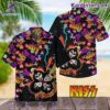Kiss Band Synthwave Tropical Hawaiian Shirt
