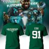 Legend Fletcher Cox Philadelphia Eagles Thank You 3D T-shirt