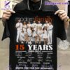 Modern Family 15 Years 2009-2024 Signatures Thank You For The Memories Shirt