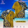 Notre Dame Fighting Irish Tropical Flowers Personalized Hawaiian Shirt