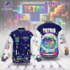 Tetris Game Theme Baseball Jacket