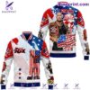The Rock Wwe Just Bring It American Flag Baseball Jacket