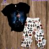 Wednesday Movie Pattern Pajamas Set