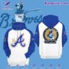 Atlanta Braves #44 Hank Aaron 715 Home Run 50th Anniversary Hoodie