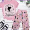 Bridgerton Spill The Tea Lady Whistledown's Society Papers Pajamas Set