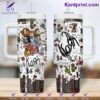 Korn Band Music Pattern 40oz Tumbler With Handle