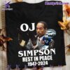 OJ Simpson Rest In Peace 1947-2024 Buffalo Bills Shirt