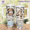 One Direction Music Pattern 40oz Tumbler With Handle