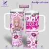 Pink 2024 Summer Carnival Personalized 40oz Tumbler With Handle