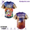 Pirate's Adventure Treasures Of The Seven Seas Snoopy A Beagle Of Mars Personalized Baseball Jersey