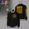 Pittsburgh Steelers Stand Up And Say Black And Gold Baseball Jacket