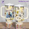 Post Malone Music Pattern 40oz Tumbler With Handle