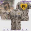 San Diego Padres Military Heart Shirt