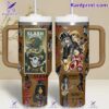 Slash Music Pattern 40oz Tumbler With Handle