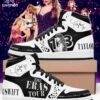 Taylor Swift Lucky Number 13 Black And White Air Jordan High Top Shoes