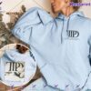 The Tortured Poets Department Taylor Swift Light Blue Hoodie