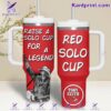 Toby Keith Red Solo Cup Raise A Solo Cup For A Legend 40oz Tumbler With Handle