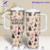 Toby Keith Stickers Print 40oz Tumbler With Handle