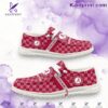 Alabama Crimson Tide Logo Print Monogram Personalized Loafer Shoes