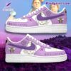 Bridgerton Bee Purple Air Force Shoes