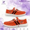 Cincinnati Bengals Logo Print Monogram Personalized Loafer Shoes