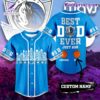 Dallas Mavericks Best Dad Ever Personalized Baseball Jersey