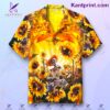 Grateful Dead Grower Sunflowers Skeleton Hawaiian Shirt