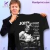John Lennon Imagine Lyrics Signature Shirt