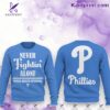 Philadelphia Phillies Never Fightin' Alone Mental Health Awareness Month Sweatshirt