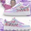 Pink Singer Music Pink Blue Gradient Air Force Shoes