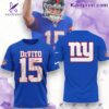 Tommy Devito #15 Signature New York Giants NFL T-shirt, Hoodie