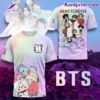 BTS Army Forever Signatures 3D T-shirt